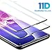 Produktbild PmseK Panzerglas Schutzfolie/Displayschutzfolie,11D Full Curved Screen Tempered Glass for Galaxy S8 S9 S10 Plus S10E Protector for Note 8 9 Protective Film for Samsung S10 Black