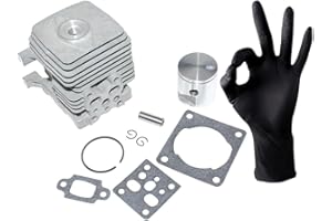 ICOOYO Zylinderkolben-Set für Stihl FS38 2-Mix FS55 2-Mix FS55R 2-Mix HS45 2-Mix HS52 4140 020 1206,4228 020 1200