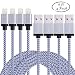 iPhone Cable, EverDigi 4Pack Extra Long 6FT 8 Pin Lightning to USB Charger Sync & Charging Cable Charger Cord Compatible with iPhone 7/7 Plus/6s/6s Plus/6/6 Plus/5s/5c/5/SE, iPad/iPod (White) RS.2349.00