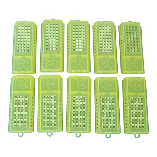 10 Versand und Zusetzkäfige gelb, Zucht, Nicot,Imkerei,Imker,beekeeping,bee