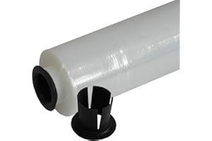 KORTPACK 1 Rolle Handstretchfolie 20 my x 50 cm x 300 meter transparant - fur Umzug, Verpackung und bundelung | beidseitig haftender Castfilm - 100% recylebar