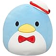 Squishmallows Original Sanrio 25cm Hello Kitty Tuxedo Sam Penguin - Ultrasoft Official Jazwares Plush Toy