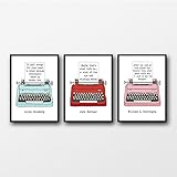 Satz von 3 Beat-Generationen Ungerahmter Drucken