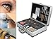 Produktbild Professionelles XXL WIMPERNVERLÄNGERUNGSSET (18 Teile) 3 Wimpernlängen / 4 Farbvarianten (Schwarz Braun Dunkelblau Violett) / viel Zubehör - Wimpernverlängerung Künstliche Wimpern Verlängerung Set Koffer Kosmetikkoffer mit Make-Up Pinsel Wimpernkleber Schere Spiegel