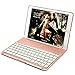 Price comparison product image iPad Pro 9.7 Keyboard Case, iEGrow Ultra-Slim iPad Case with 7 Colors LED Backlit Bluetooth Keyboard for Pro 9.7 Inches Rose Gold (QWERTY, UK)