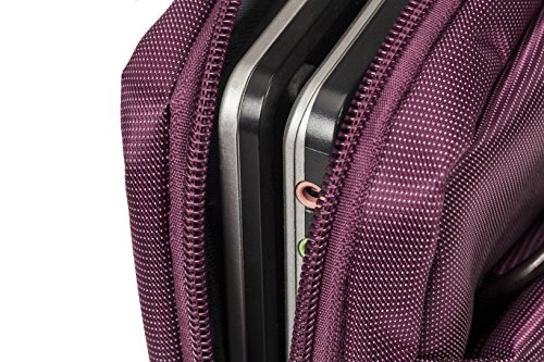 RIVACASE Laptoptasche bis 15.6“ – Kompakte Tasche mit zusätzlich gepolsterten Notebookfach und viel Stauraum – Lila - 10