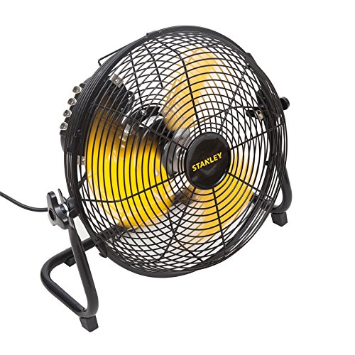 Stanley Hochgeschwindigkeitsventilator aus Metall, 3 Rotorblätter aus Stahl, porzellanbeschichtetes Schutzgitter, 3 Geschwindigkeitsstufen, 1 Stück, ST-12F-DDF-E - 4