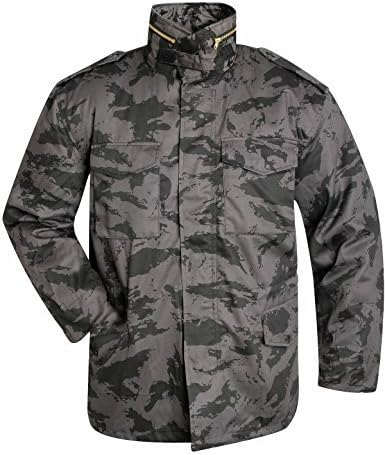 CN OutdoorUS Army Field Jacket with Thermal Padding Russian Night Camouflage