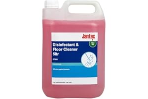 Jantex Professional Multi-Purpose Disenfectant and Floor Cleaner Liquid Concentrate 5 Litre | Makes 200 Litres of Ready-to-Use Lime Scented Solution | CF984