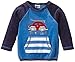 Eltern by Salt & Pepper Baby Boys 0-24m E Nb Sweat Tüüt Auto Plain Sweatshirt, Blue (Strong Blue 432), 3-6 Months (Manufacturer size: 68)