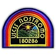 USCSS Nostromo - Embroidered Patch/Badge/Emblem - 3.7 x 2.9 inches (9.5 x 7.5 cm) - VeIcro/Hook and Loop - Quality from Patchion LTD (Colourful)