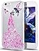 Produktbild iPhone 6S Hülle,iPhone 6 Hülle Silikon,Surakey Glitzer Hülle für iPhone 6 6S TPU Case Schutzhülle Silikon Crystal Case Durchsichtig, Luxus Elegante Bling Funkeln Glänzend Stern Engel Mädchen Fee Schmetterling Muster Weich Transparent Kristallklar Ultra Thin Dünn Crystal Case Durchsichtig Schutzhülle TPU Silikon Schutz Handy Hülle Case Tasche Etui Bumper Protective Skin Back Shinning Cover Etui Schale für iPhone 6/6S 4.7 Zoll, Rosa