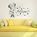 Wall Decals Custom Personalized Name Disney Heart Mice Ears Minnie Mouse Stars Children Gift Bedroom Nursery Boy Girl Vinyl Sticker Wall Decor Murals Baby Wall Decal