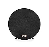 El altavoz bluetooth SPC Spehere de color negro tiene un acabado de tela que le da un toque de diseño muy sofisticado.