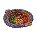 Produktbild Aargee 04308 Steckschlüsselsatz Diwali Diva Diya handbemalt Clay-Set, Stein, mehrfarbig