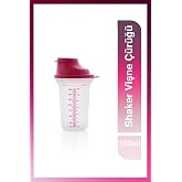 Tupperware Shaker Gıda Hazırlama Ve Karıştırma Kabı 350 Ml Vişne &Ccedil;&uuml;r&uuml;ğ&uuml;