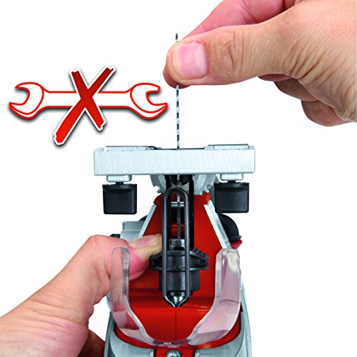 Einhell Akku Stichsäge TE-JS 18 Li Solo Power X-Change (Lithium Ionen, 18 V, max. 80 mm, 4-Stufen Pendelhub, Absaugadapter, Parallelanschlag, LED-Licht, ohne Akku und Ladegerät) - 8