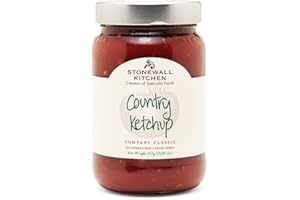 ‎STONEWALL KITCHEN Country Ketchup von Stonewall Kitchen (517 g) - Gourmet-Ketchup mit großen Tomatenstückchen - besonders lecker zu Burgern, Pommes, Steak, Currywurst & Co