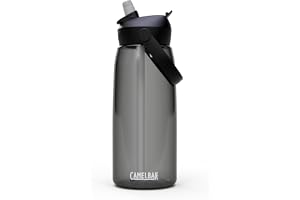 Camelbak - Thrive Flip Straw Bottle with Tritan Renew, Drinkware, Charcoal, 740 ml