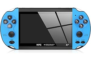 Akin Consola de Videojuegos de Mano, Juegos Retro, Consola de Juegos de 4.3 Pulgadas, Consola de Juegos nostálgica clásica de Doble Sacudida 8G, 6000 Juegos Integrados, Incluyendo GBA Arcade NES