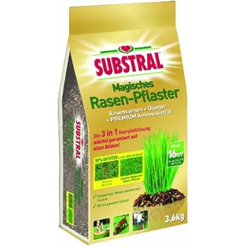 Substral Magisches Rasen-Pflaster - Rasenreparatur - Mischung aus
