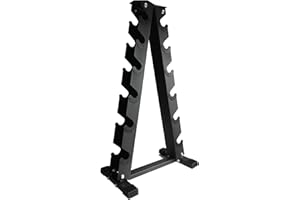 Body Revolution Heavy Duty Dumbbell Rack - Home Gym A Frame Dumbbell Storage Stand