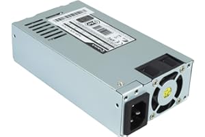 UNYKACH Fuente de Alimentación Flex ATX 1U 250W 87% Eficiencia, con Ventilador 40 mm y Sistema de Seguridad Frente a Sobretensión, Baja Tensión, Sobreintensidad y Cortocircuitos