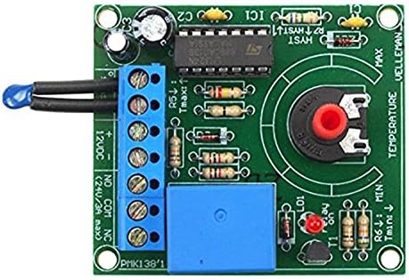 Velleman VM137 Thermostat Module, 5-30 Degrees Celsius, Multi-Colour