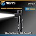 Produktbild ROFIS TR20 Winkel leichten Dual-Switch1100LM IPX-8 wasserdicht LED Taschenlampe CREE XP-L HI V3 LED Super Bright 200 Stunden max. Laufzeit 90° Verstellkopf Taschenlampe mit 3400mAh 18650 Akku-Holster Ladekabel