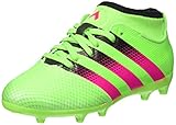 FG/Galerías de AG adidas Ace 16.3 Primemesh FG/AG J, Botas de fútbol Unisex niños, Verde/Rosa/Negro (Versol/Rosimp/Negbas), 35 EU