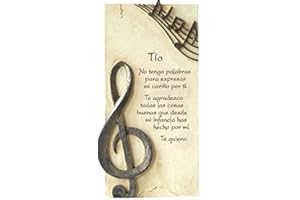 Framan PERGAMINO DE Piedra LABRADA con Textos para Ocasiones Especiales, Original Y ECONÓMICO. Especial TÍO