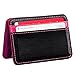 Produktbild Subfamily® Mini-neutrale magische Leder-Geldbörse Karte Halter Geldbörse Geld Clip Geldklammer mit Münzfach geldtaschen banktasche Lange Karte Geldbörse (Hot Pink)