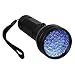 Produktbild Mini Taschenlampe UV Dekorative Strahler Ultra Violet 51 LED Kontrolle Banknoten Aluminium