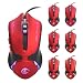 Produktbild Mäuse, ourmall Hot 6D LED optische USB Wired 3200 DPI Pro Gaming Maus mit 6 Tasten und Lichter von 7 Farben, Gaming für Computer PC Laptop (weiß)