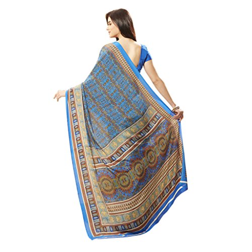 Ligalz Women's Crepe Silk Saree