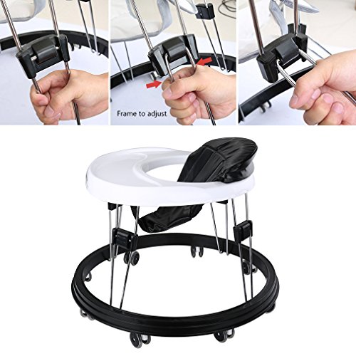 Fascol Kindestuhl Treppenstuhl Babystuhl Baby Laufwagen für das Erlernen faltbar und justierbar in der Höhe (40-42-44cm) - 4