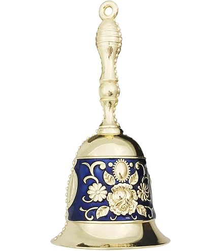 Cloche à Main En Forme De Cerf Métal Bronze – Son Clair, Finition Vintage Antirouille | Pour Mariage, Dîner, Appel
