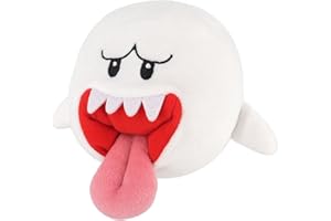 Sanei Super Mario All Star Collection 4" Ghost Boo Plush, Small