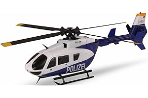 Amewi 25328 AFX-135 Polizei 4-Kanal Helikopter 6G RTF, Blau/Weiß