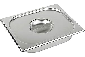 ‎APS APS 81395 GN 1/3 Edelstahl Deckel, 32.5 x 17.6 cm, Silber