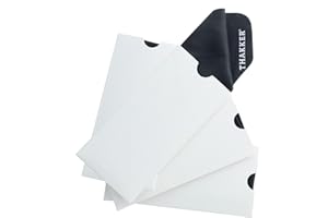 THAKKER Chusteczki do czyszczenia płyt gramofonowych Record Cloths | Cztery ściereczki do czyszczenia płyt | czarne