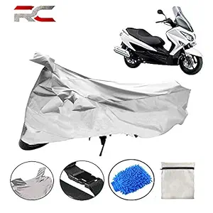 Riderscart All Season (Weather) Waterproof Bike Cover for Suzuki Burgman Indoor Outdoor Protection Combo with Storage Bag and Microfiber Glove