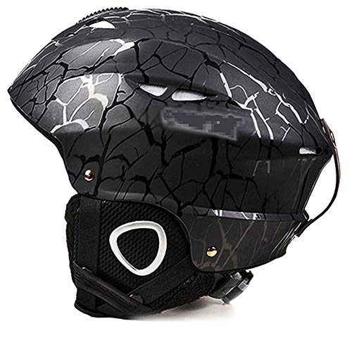 CPDZ Winter protective durable ski helmet warm weather anti-fog snow sports ski helmet personality fashion helmet children adult men and women,S