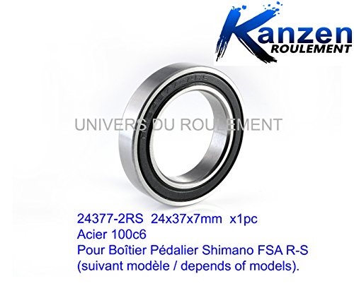 ROULEMENT A BILLES 24X37X7 24377 2RS (1pc) CYCLISME pour PEDALIER SRAM
