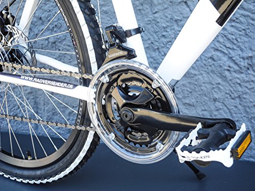 26″ Zoll Alu MTB Cross Fahrrad Bike SHIMANO 24 Gang DISC SCHEIBENBREMSEN weiss - 4