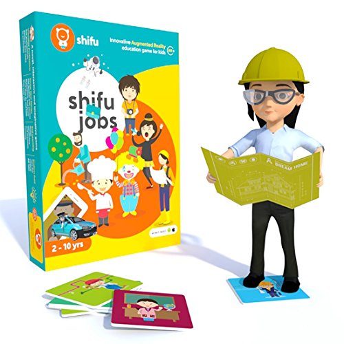 Shifu Jobs - 60 Professions, Community Helpers AR Educational 4D Game, Toy Gift for Kids, Age 2+