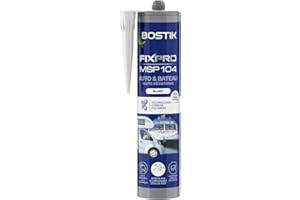 Bostik FIXPRO – Mastic Auto et Bateau MSP 104 – Colle et Joint – Tous matériaux – Résiste aux Intempéries et à l’Eau de Mer – Mastic Hybride Polymère – Couleur : Blanc – 1 Cartouche 290 ml