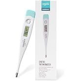 EUROPAPA Digital Fever Thermometer for Babies, Children and Adults, Thermometer for Oral, Armpillary or Rectal, Waterproof wi