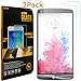 Price comparison product image Screen Protector for LG G3,Kany 2 pack 0.25mm Ultra-thin Tempered Glass Crystal Clear LCD Screen Protector for LG with 9H Hardness(LG G3)