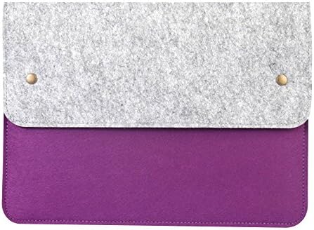 Tping Shockproof 15-15.4 Inch Macbook Pro &amp; Macbook Pro Retina Felt Sleeve Case, Multi-Function Carring Protective Bag Cover Pouch Envelope Case for Macbook Pro &amp; Macbook Pro Retina Laptop Notebook Ultrabook, Purple